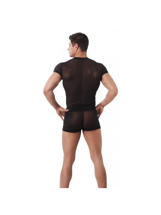 Camiseta Rejilla Negro
