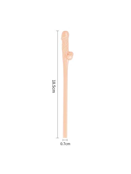 Pajita de Pene Pack de 9