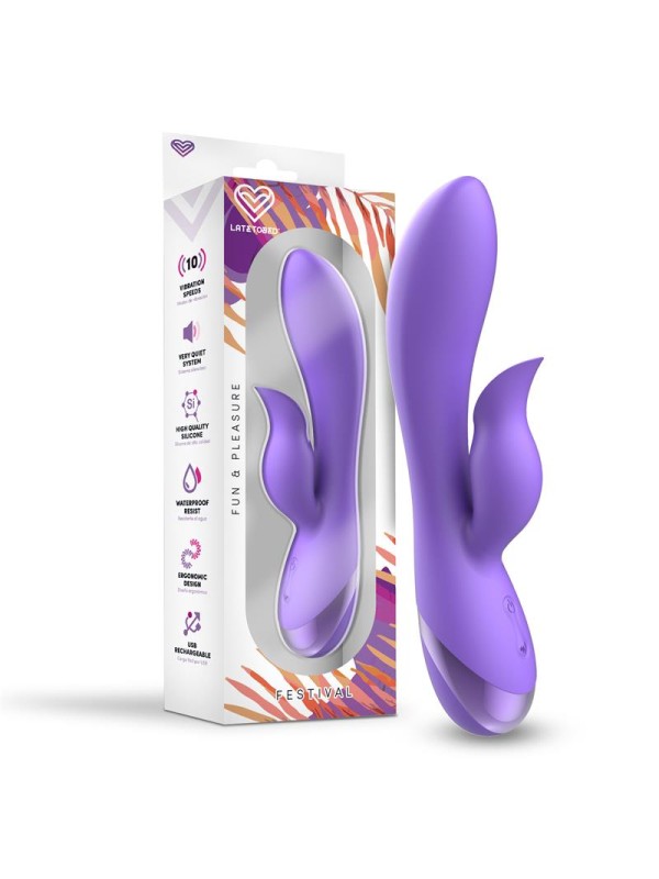 Vibrador Engar USB Purpura